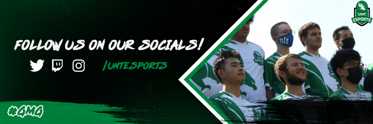 Follow UNT Esports on our socials!