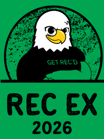 image of scrappy with arms folded in a shirt with rec ex 2026 below